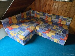 Sedacka Rohová Rozkladaci s úložným prostorem - 3