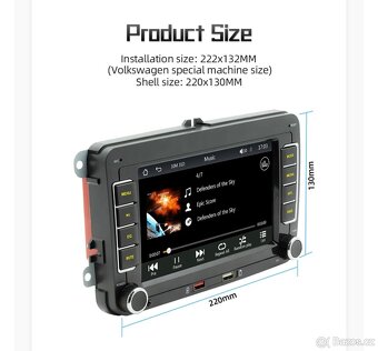 Nové autorádio android pro Škoda VW Seat - 3