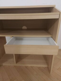 Počítačový stůl PC s výsuvnou deskou - 3