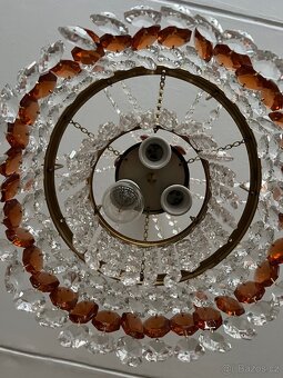 Starý skleněný lustr - 3