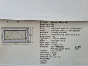 Plastová okna nová, trojsklo, Rehau, Dafeplast - 3