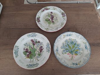Porcelánové talíře - ručně malované - 3