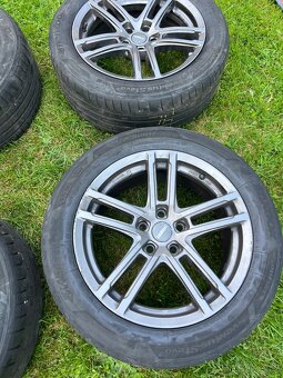 Prodám kompletní sadu alu kol 5x112/17 pneu 225-50-17 - 3