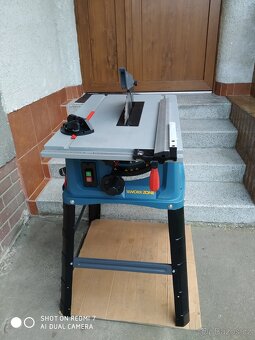 Prodám stolní kotoučovou pilu Workzone 2000 W.-HLINÍKOVÝ STŮ - 3