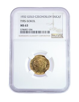 Dukát Tyrš 1932, NGC MS 63 - 3