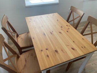 Jídelní stůl se 4 židlemi (vše IKEA) (rezervováno) - 3