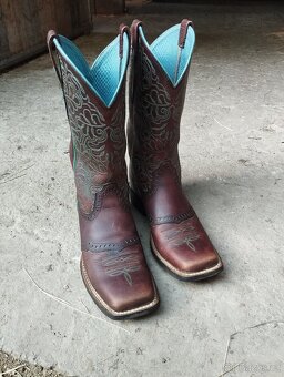 Westernové boty zn. Ariat - 3
