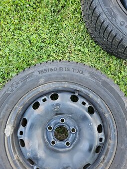 Zimní sada pneu 5x100 185/60 R15 XL - 3