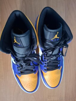 Air Jordan 1 Mid, Lakers - 3