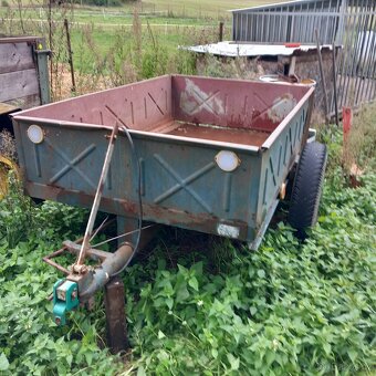 Sklápěcí vlek za malotraktor - 3