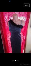 Dámské třpytivé šaty, vel. XS-S - 3