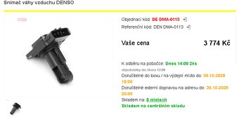 Váhu vzduchu Denso - 3