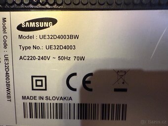 Televize samsung, model UE32D4003BW - 3