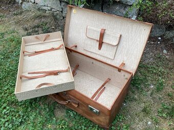 Historický kožený kufr - 3