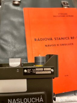 ČSLA radiostanice RF10 kompletní - 3