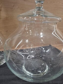 Sada broušené karafy a nádoby na punč - 3