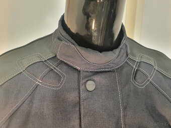 Mohawk MVS-1 Kůže Textil bunda na moto Harley XL - 3