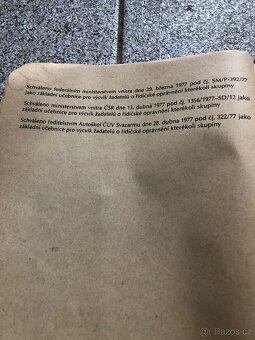 Učebnice Pravidla silničního provozu 1977. - 3