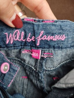 Dívčí tenké rifle vel 104 - 3