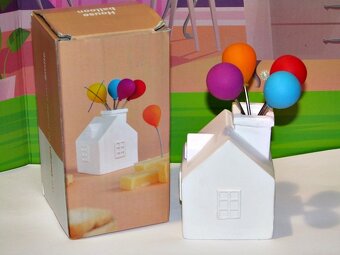 Napichvátka designová sada 4 balónky + stojánek domeček . - 3