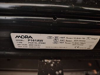 Plynový sporák Mora P 161 AW. - 3