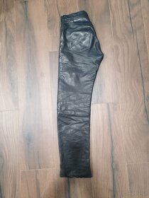 Kožené moto kalhoty ENJOY na postavu 170-175cm, satén - 3