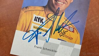 Frank Schmickler motorsport originální autogram - 3