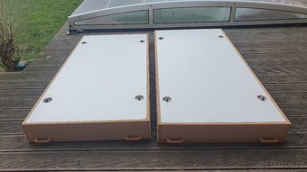 2x úložný šuplík BOX pod postel s víkem a kolečkama - 3