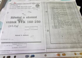 Střešní a okenní vrátek s výložníkem SVK 160/250 - 3