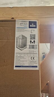Kout sprchový - 80x80 + vanička + baterie - NOVÉ 2 KS - 3