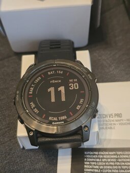 Garmin Fenix 7X PRO Sapphire Solar Gray DLC Titanium / Black - 3