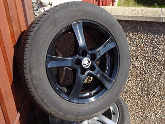 Kodiaq + Taracco + Tiguan - zánovní letní TOP alu kola 17" - 3