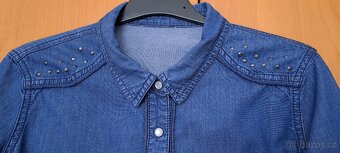 Dámská/dívčí riflová KOŠILE 36/38 Butik - 3