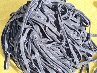 Ploché tkaničky 160 cm × 12 mm (síla 2 mm) – nové - 3