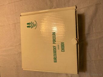 růžový porcelán – servírovací talíř - 3