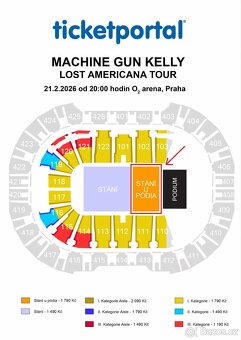 Machine Gun Kelly - Stání před pódiem - Praha O2 - 3