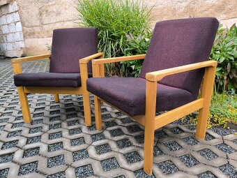 Retro dřevěná křesla Tatra Pravenec - 70. léta - 3