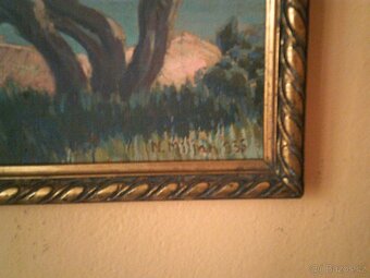 Nádherný starý obraz - dílo-Niko Miljan 1935 - 3