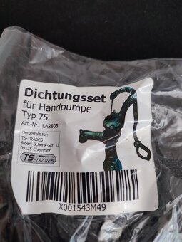 3-dílná sada těsnění pro ruční stojanovou pumpu - 3