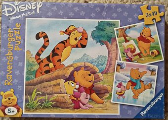 Memory medvídek Pú, Puzzle Disney princezny, Puzzle Medvídek - 3