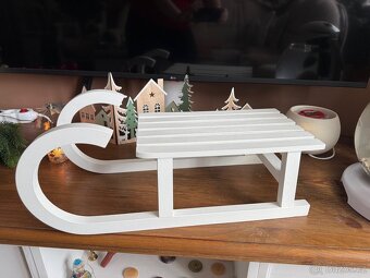 Sáňky- vánoční dekorace - 3