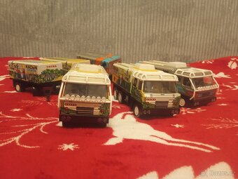 Plechové modely Tatra Safari s vlekem. - 3