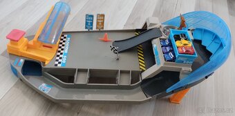 Cars mini racers rolling raceway - 3