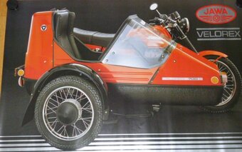 Jawa 350/632 + velorex700 - 3