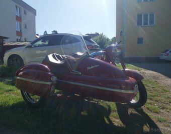 Jawa 250 se sajdou - 3