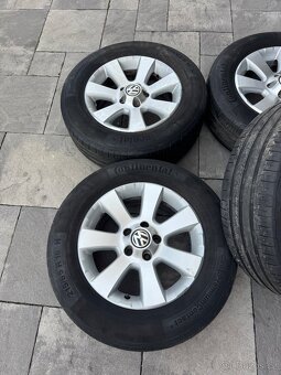 Originální alu kola Vw Tiguan 5x112 16 215/65R16 Continental - 3