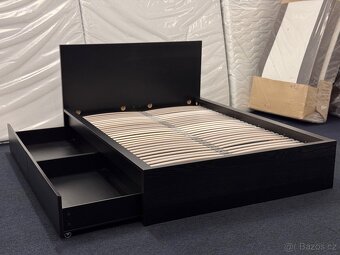 Postel 140x200 IKEA MALM + šuplíku - 3