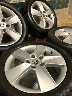 Alu kola Škoda R16 5X112 ZIMNÍ PNEU 205/55 R16 ILLIAS - 3