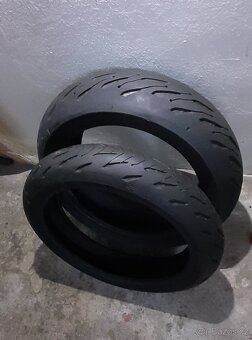 Michelin Road 5 - 2CT, zánovní sada 190/55/17+120/70/17 - 3