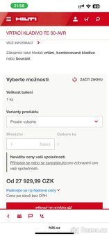 Hilti te 30 AVR  KOMBINOVANÉ KLADIVO - 3